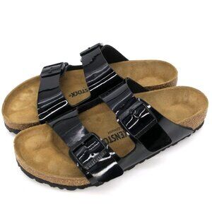 Birkenstock Black Patent Sandals